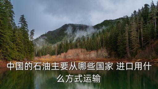 中國(guó)的石油主要從哪些國(guó)家 進(jìn)口用什么方式運(yùn)輸