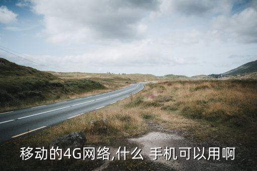 移動(dòng)的4G網(wǎng)絡(luò),什么 手機(jī)可以用啊
