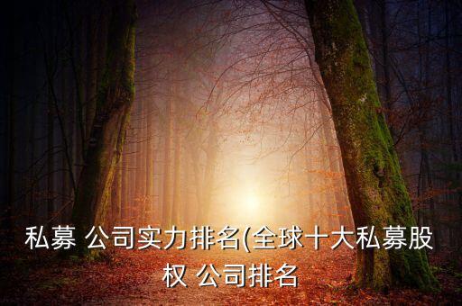 世界最大的投資公司,全球十大頂級投資公司