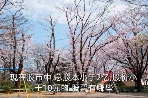 現(xiàn)在股市中,總股本小于2億,股價(jià)小于10元的 股票有哪些