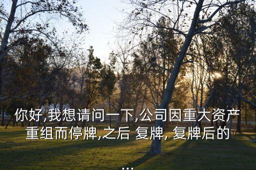 快速購買復牌股票