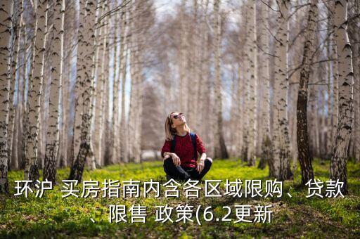 環(huán)滬 買房指南內(nèi)含各區(qū)域限購、貸款、限售 政策(6.2更新