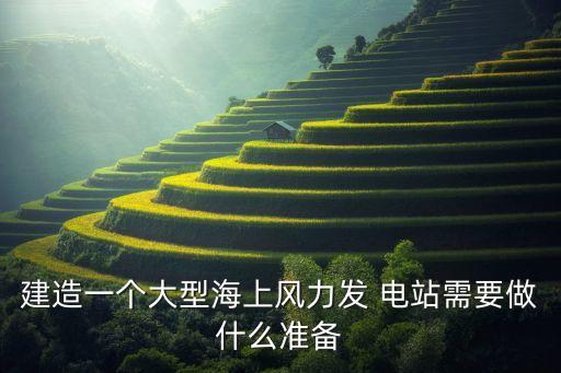 建造一個大型海上風(fēng)力發(fā) 電站需要做什么準備