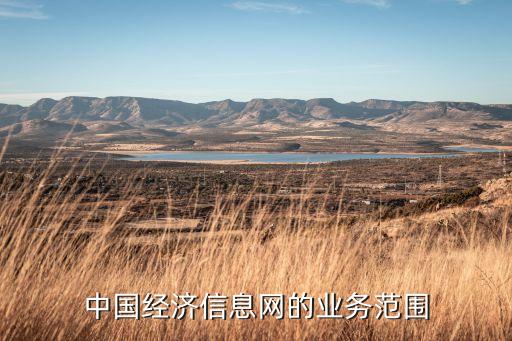 中國經(jīng)濟信息網(wǎng)的業(yè)務范圍
