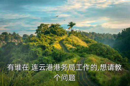 有誰在 連云港港務(wù)局工作的,想請教個(gè)問題