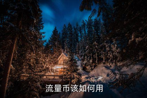 流量幣該如何用