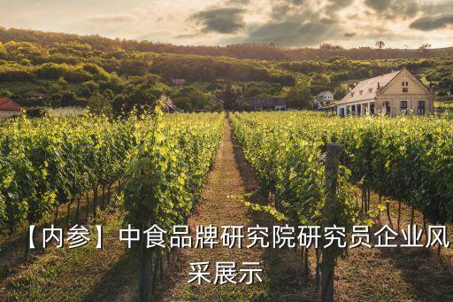 【內參】中食品牌研究院研究員企業(yè)風采展示