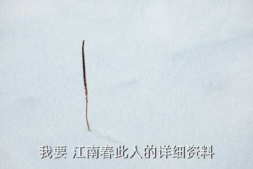 上海江南春
