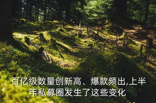  百億級數(shù)量創(chuàng)新高、爆款頻出,上半年私募圈發(fā)生了這些變化