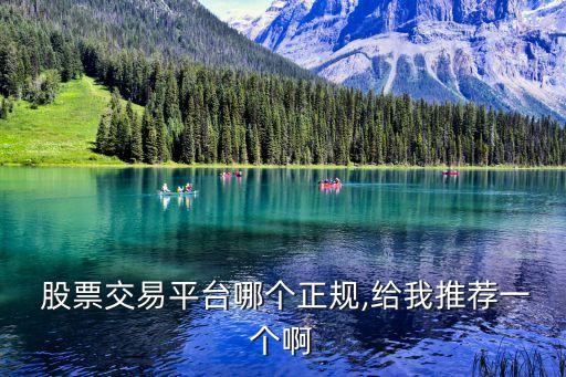  股票交易平臺(tái)哪個(gè)正規(guī),給我推薦一個(gè)啊