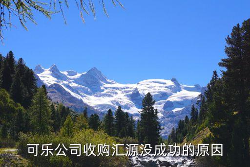 可口可樂公司收購(gòu)匯源沒成功的原因