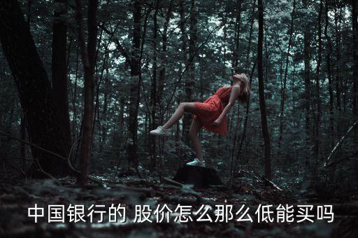  中國(guó)銀行的 股價(jià)怎么那么低能買(mǎi)嗎