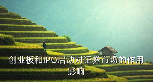 創(chuàng)業(yè)板和IPO啟動(dòng)對(duì)證券市場的作用影響