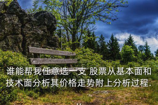 誰(shuí)能幫我任意選一支 股票從基本面和技術(shù)面分析其價(jià)格走勢(shì)附上分析過程...