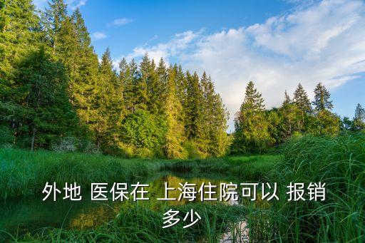 外地看病上海醫(yī)保報(bào)銷(xiāo),異地農(nóng)村醫(yī)保在外地看病能報(bào)銷(xiāo)多少