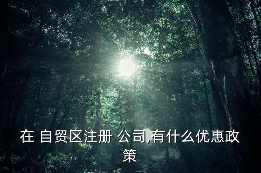 福州自貿區(qū)公司免稅嗎