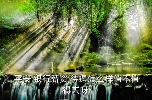 平安銀行職工待遇