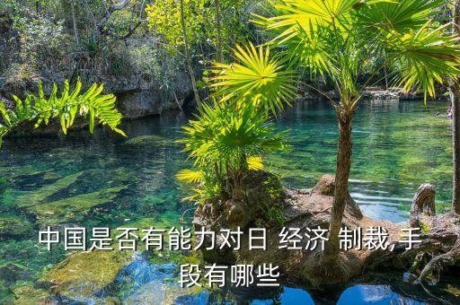 中國是否有能力對日 經濟 制裁,手段有哪些