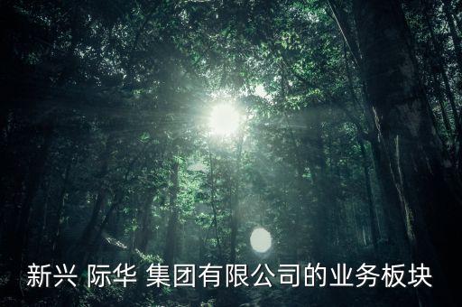 新興 際華 集團有限公司的業(yè)務(wù)板塊