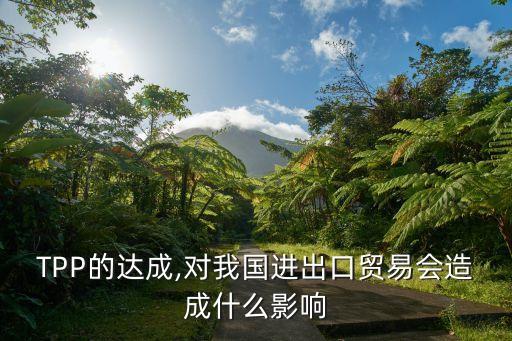 TPP的達(dá)成,對(duì)我國進(jìn)出口貿(mào)易會(huì)造成什么影響
