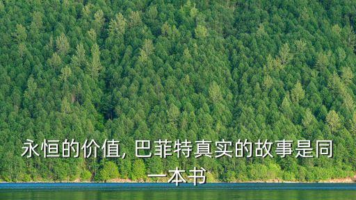 永恒的價(jià)值, 巴菲特真實(shí)的故事是同一本書