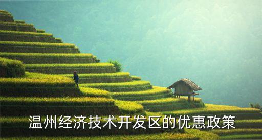  溫州經(jīng)濟技術(shù)開發(fā)區(qū)的優(yōu)惠政策