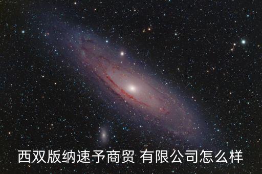 西雙版納速予商貿 有限公司怎么樣