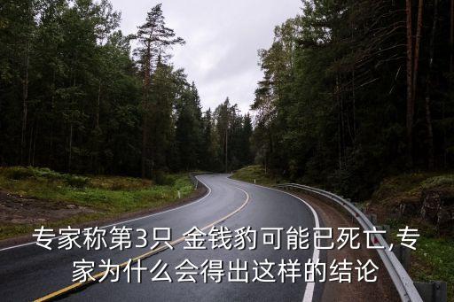 專家稱第3只 金錢(qián)豹可能已死亡,專家為什么會(huì)得出這樣的結(jié)論